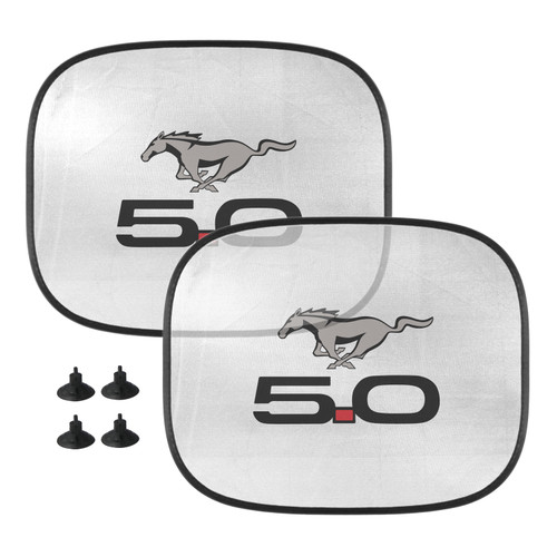 Ford Mustang GT 5.0 Car Side Window Mesh Sun Shades for Baby Children UV Protection, 2 Pack