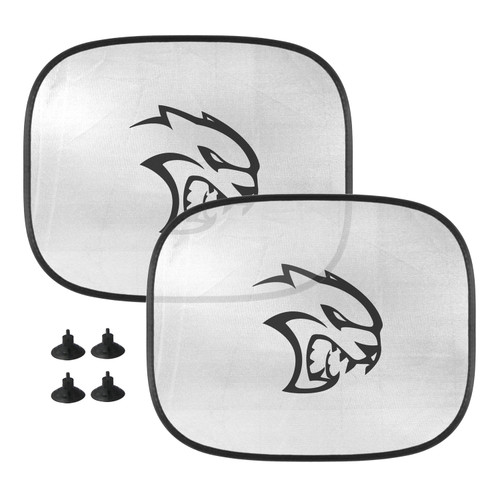Dodge SRT Hellcat Car Side Window Mesh Sun Shades for Baby Children UV Protection, 2 Pack