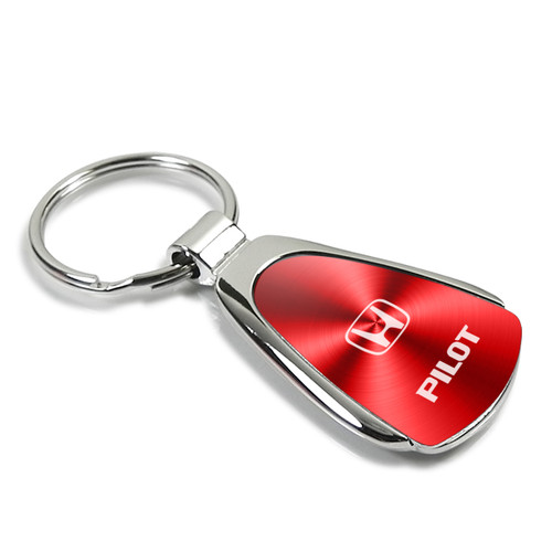 Honda Pilot Red Tear Drop Key Chain Key Chain
