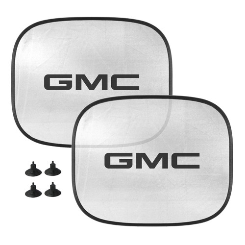 GMC Logo Car Side Window Mesh Sun Shades for Baby Children UV Protection, 2 Pack