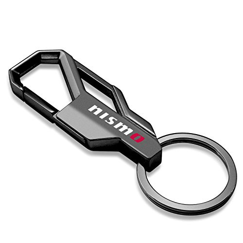 Nissan NISMO Gunmetal Black Carabiner-style Snap Hook Metal Key Chain