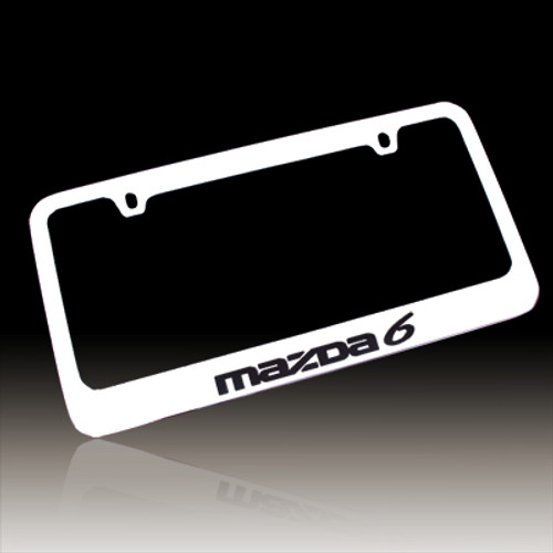 mazda zoom zoom license plate frame