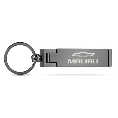 Chevrolet Malibu Multifunction Cell Phone Stand Purse Bag Table Hanger Foldable Gunmetal Gray Key Chain