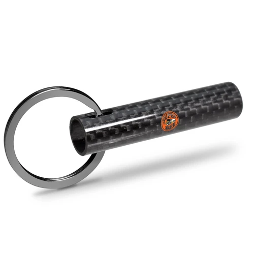 Dodge Super-Bee Black Real Carbon Fiber Custom Designed Tube Style Key Chain