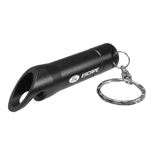Ford Escape LED Flashlight Bottle Opener Black Key Chain