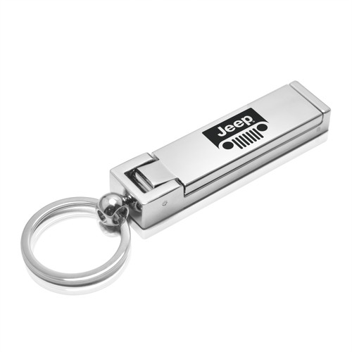 Jeep Grill Multifunction Cell Phone Stand Purse Bag Hook Table Hanger Foldable Chrome Key Chain
