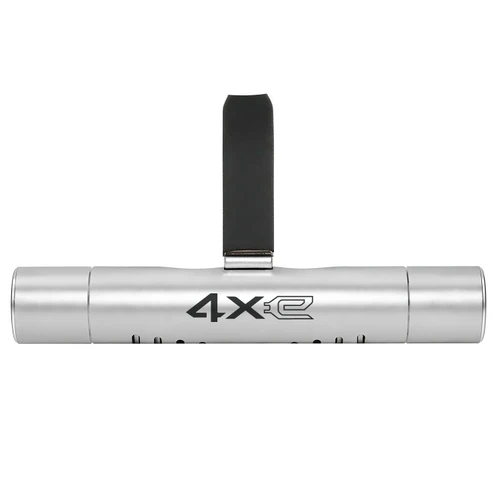 Jeep 4Xe Silver Aluminum Car Vent Air Freshener Clip with adjustable window and 10 Refill Sticks