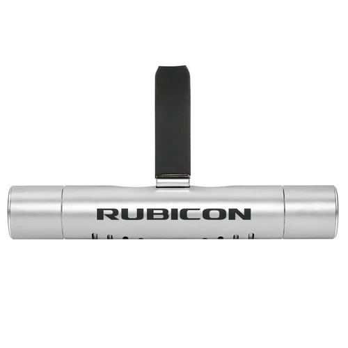 Jeep Rubicon Wrangler Silver Aluminum Car Vent Air Freshener Clip with adjustable window and 10 Refill Sticks