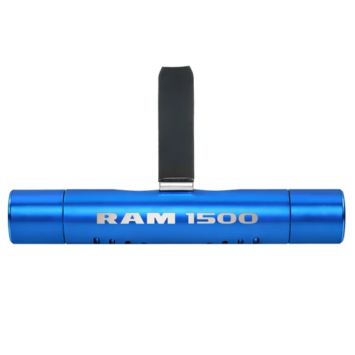 RAM 1500 Blue Aluminum Car Vent Air Freshener Clip with adjustable window and 10 Refill Sticks
