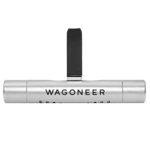 Jeep Wagoneer Silver Aluminum Car Vent Air Freshener Clip with adjustable window and 10 Refill Sticks