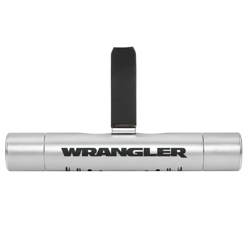 Jeep Wrangler Silver Aluminum Car Vent Air Freshener Clip with adjustable window and 10 Refill Sticks