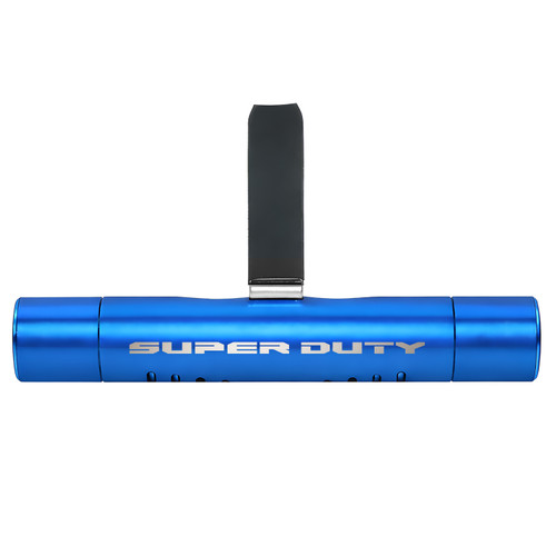 Ford Super-Duty Blue Aluminum Car Vent Air Freshener Clip with adjustable window and 10 Refill Sticks