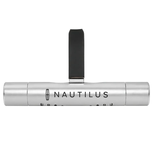 Lincoln Nautilus Silver Aluminum Car Vent Air Freshener Clip with adjustable window and 10 Refill Sticks