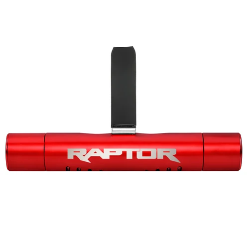 Ford F-150 Raptor Red Aluminum Car Vent Air Freshener Clip with adjustable window and 10 Refill Sticks