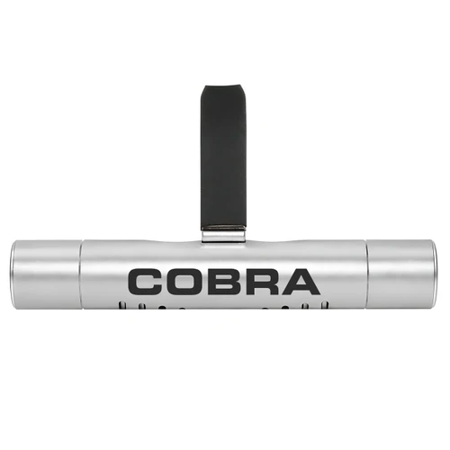 Ford Mustang Cobra Silver Aluminum Car Vent Air Freshener Clip with adjustable window and 10 Refill Sticks