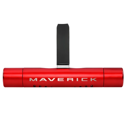 Ford Maverick Red Aluminum Car Vent Air Freshener Clip with adjustable window and 10 Refill Sticks