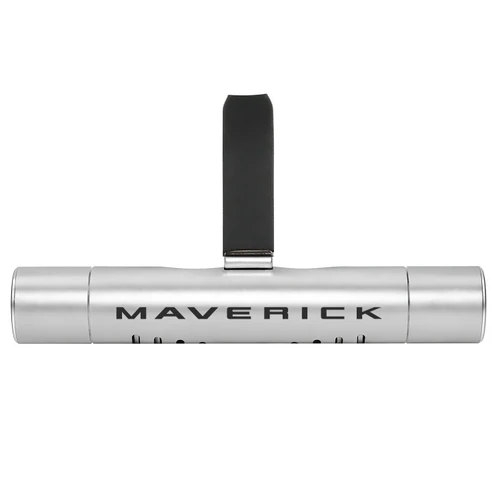 Ford Maverick Silver Aluminum Car Vent Air Freshener Clip with adjustable window and 10 Refill Sticks