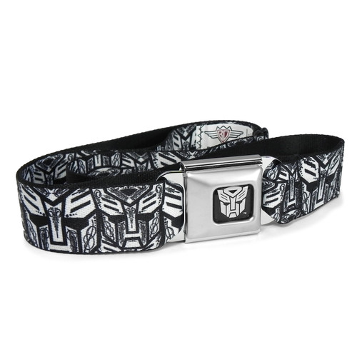 Transformers Autobots Pattern Seatbelt Buckle Belt