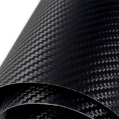 3M Black Carbon Fiber Textured Scotchprint Vinyl Film, 12"x 12"