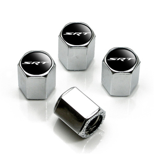 Dodge SRT Logo Chrome Tire Stem Valve Caps Dodge SRT Logo Chrome Tire Stem Valve Caps