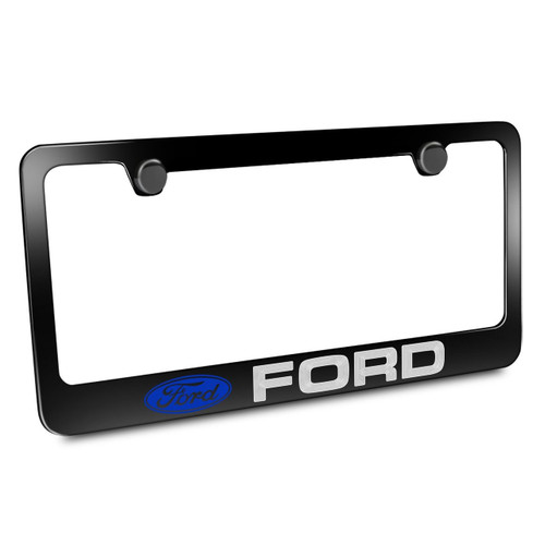 Ford Black Metal Licences Plate Frame