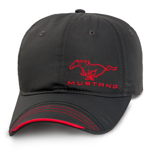 Ford Mustang Gray Tipped Baseball Cap