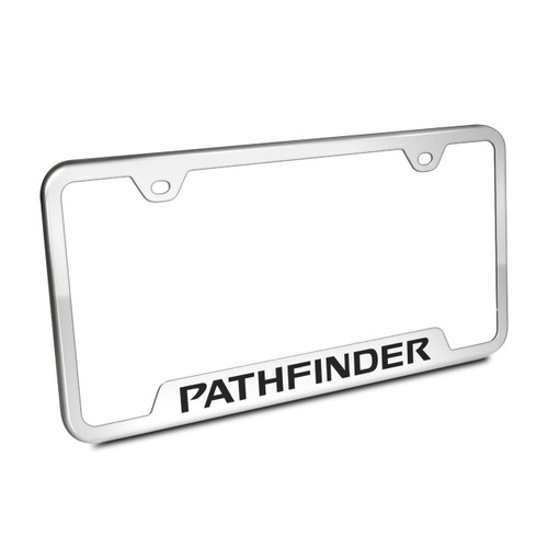 Nissan Pathfinder Polished License Plate Frame
