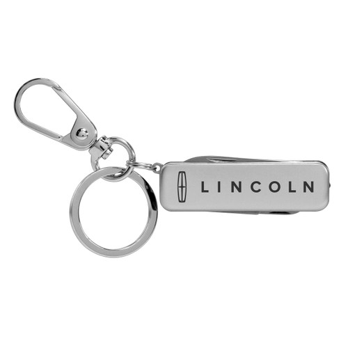 Lincoln Multi-Tool LED Light Metal Key Chain