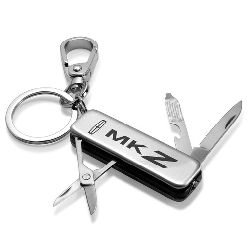 Lincoln MKZ Multi-Tool LED Light Metal Key Chain