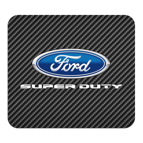 Ford Super-Duty 2016 to 2017 Black Carbon Fiber Texture Graphic PC Mouse Pad , Made in USA