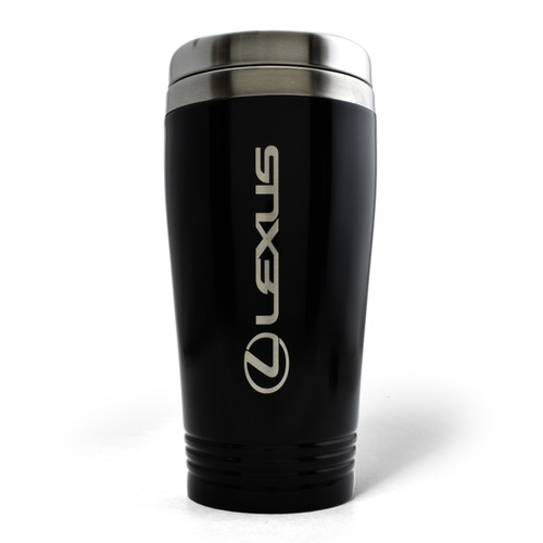 Lexus Logo Black Stainless Steel Tumbler