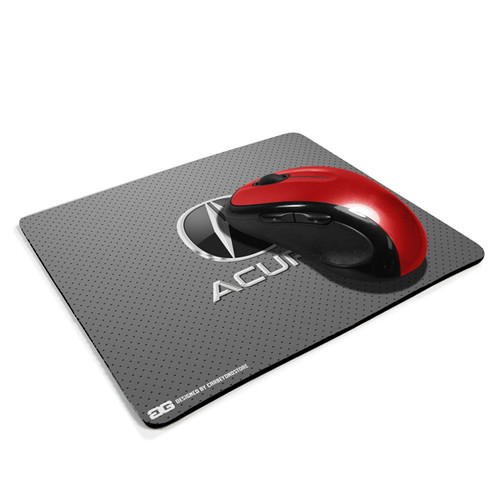 Acura Gray Leather Look Computer Mouse Pad