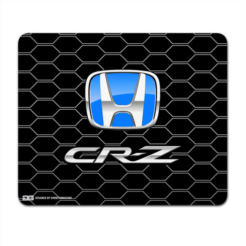 Honda CR-Z Blue Logo Honeycomb Grille Computer Mouse Pad