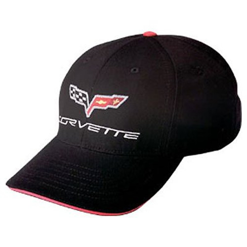 Chevrolet Corvette C6 Black Baseball Cap