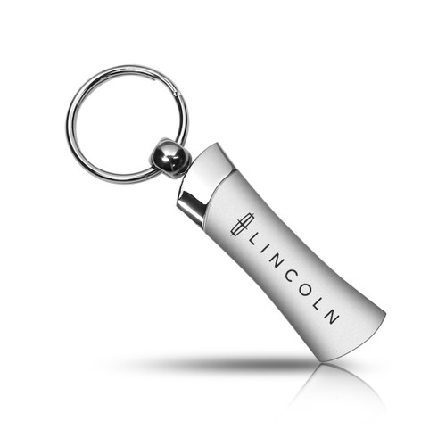 Lincoln Logo Blade Style Metal Key Chain