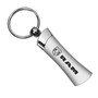 Dodge Ram Logo Metal Silver Chrome Blade Car Key Chain Ring Fob