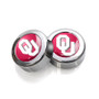 University of Oklahoma Sooners License Plate, Frame Chrome Screw Covers