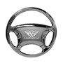 Chevrolet Corvette C5 Black Chrome Steering Wheel Key Chain