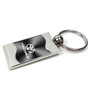 Toyota Tacoma Gray Spun Brushed Metal Key Chain