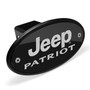 Jeep Patriot Black Metal Plate 2 inch Tow Hitch Cover