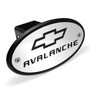 Chevrolet Logo Avalanche Chrome Metal Plate 2 inch Tow Hitch Cover Kit