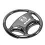 Dodge RAM Black Chrome Steering Wheel Key Chain