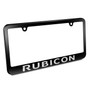 Jeep Rubicon Matte Black License Plate Frame