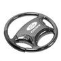 Ford Escape Black Chrome Steering Wheel Key Chain