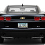 Chevrolet Camaro Gray Metal License Plate Frame