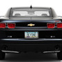 Chevrolet Camaro RS Gray Metal License Plate Frame