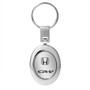 Honda CR-V Chrome Oval Metal Key Chain Keychain