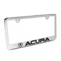 Acura Chrome Metal License Plate Frame with Acura Screw Covers
