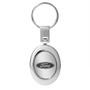 Ford Logo Chrome Oval Metal Key Chain Keychain
