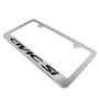 Honda Civic Si Chrome Metal License Plate Frame with Honda Screw Covers